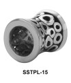 Hollow Circles Plugs and Tunnels SSTPL-15